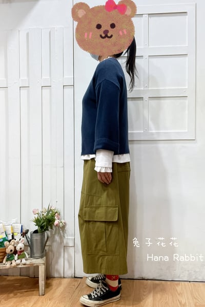 日系撞色針織毛衣 211222