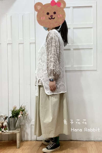 日系好搭配不規則蕾絲背心(白) 132032