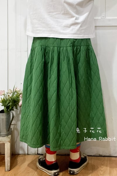 WE家菱格壓紋夾棉造型裙 192783