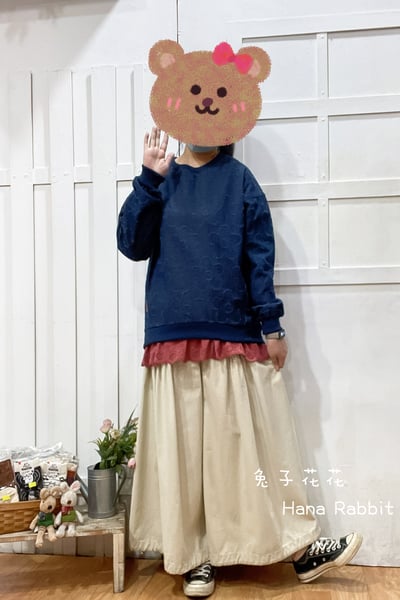 日系原單滿版緹花牛仔上衣(深) 156611