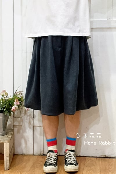 WE家毛呢五分燈籠寛褲裙 169931