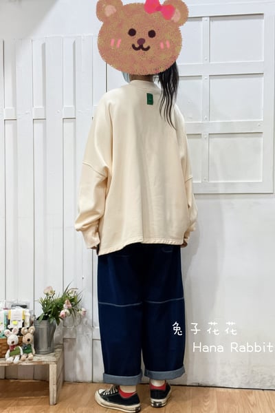 WE家童趣印花毛圈棉中長上衣(杏) 312013