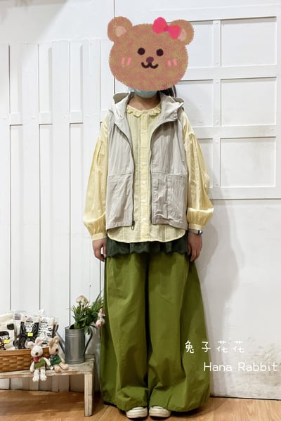 ED簡約連帽背心 302011