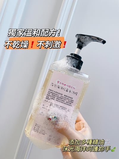 馨衣服-莯光海洋抗菌手洗精500ML(開團組)6