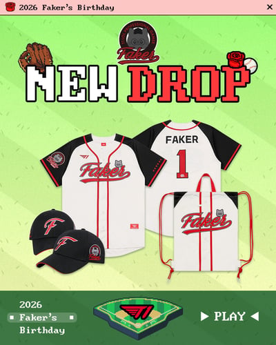(現貨)T1 2026 HAPPY FAKER DAY 生日官方周邊1