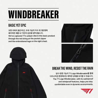 T1 黑色風衣外套3
