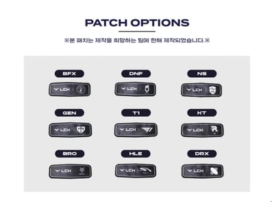 LCK 夾克外套 布章3