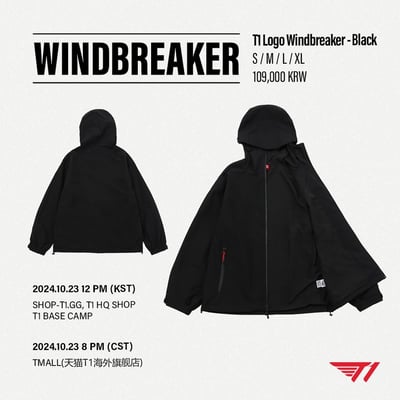 T1 黑色風衣外套2