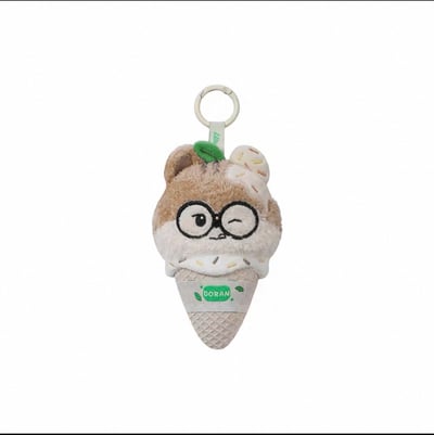 [天貓限定]T1 Animal Friends 潦草冰淇淋 玩偶鑰匙圈2