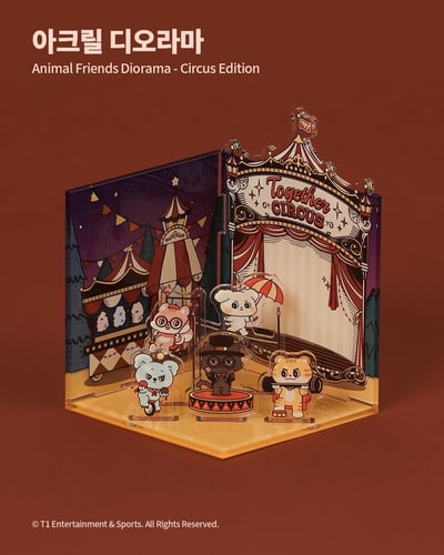 T1 Animal Friends 馬戲團系列周邊12
