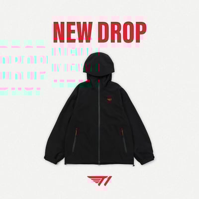 T1 黑色風衣外套1