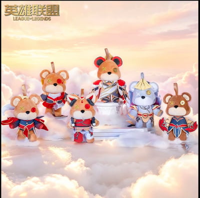 [預購]2025 英雄聯盟世界賽 T1奪冠紀念週邊 - 泰貝爾盲盒吊飾1