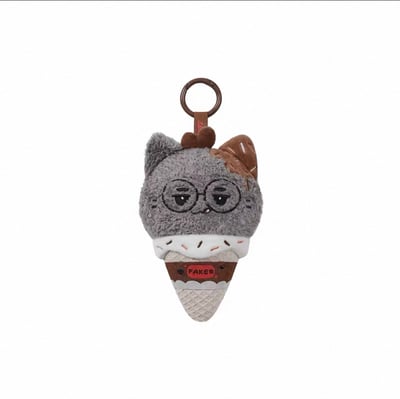 [天貓限定]T1 Animal Friends 潦草冰淇淋 玩偶鑰匙圈4