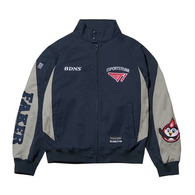 T1 x  BDNS Base Jacket 聯名夾克外套(Beige/Navy)3