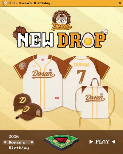 T1 2026 HAPPY DORAN DAY 生日官方周邊1