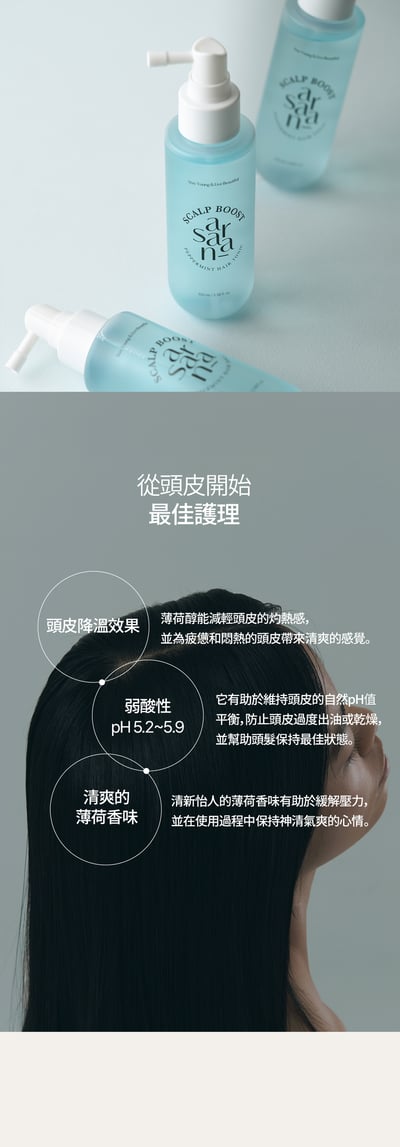 SARANARA薄荷頭皮喚膚精華5