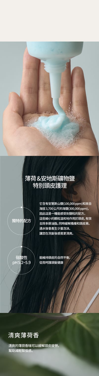 SARANARA薄荷頭皮去角質磨砂鹽6