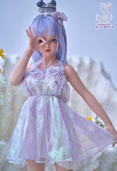 叁卉正品 105cm小胸+萌心頭 頭身連體款 鉑金矽膠娃娃 液態軟胸 全實體娃娃 擬真娃娃 真人娃娃 性愛娃娃5