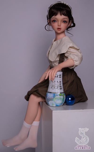 叁卉正品 105cm小胸+萌心頭 頭身連體款 鉑金矽膠娃娃 液態軟胸 全實體娃娃 擬真娃娃 真人娃娃 性愛娃娃5