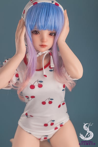 叁卉正品 103cm小胸+萌月頭 頭身連體款 鉑金矽膠娃娃 液態軟胸 全實體娃娃 擬真娃娃 真人娃娃 性愛娃娃1