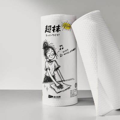 超抹全方位重複水洗紙抹布 ( 兩卷免運 )5