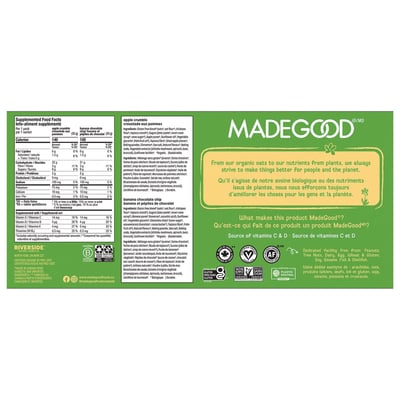 加拿大代購｜MadeGood 有機烤燕麥杯 35g×24入｜Maple Treats3
