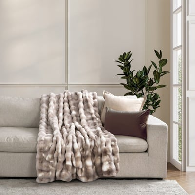 加拿大代購｜House & Home 奢華仿皮草毯 152x177cm｜Maple Treats12