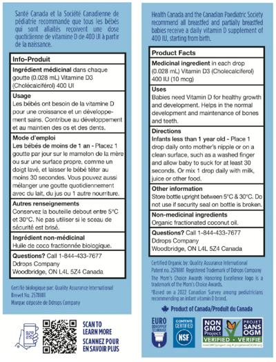 Baby Ddrops液態維生素 D3 補充劑｜約90滴2