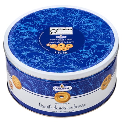 加拿大代購｜Kelsen 丹麥奶油餅乾鐵盒 1.81kg｜Maple Treats2