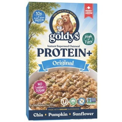 加拿大代購｜Goldy's 即食燕麥 楓糖／肉桂／原味 高蛋白高纖 草莓 4款｜Maple Treats3