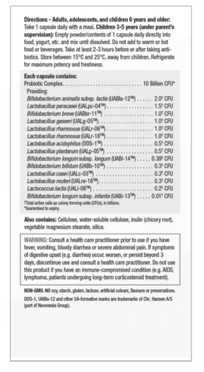 加拿大代購｜Jamieson 健美生 益生菌 150粒｜Maple Treats3
