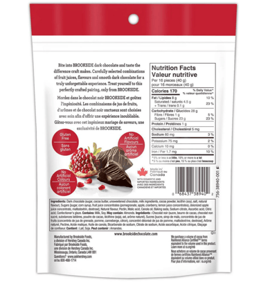 Brookside夾心黑巧克力850g/235g5