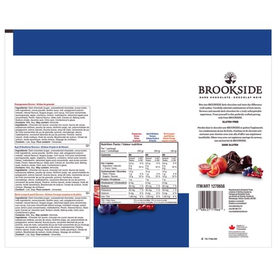 加拿大代購｜Brookside 黑巧克力水果夾心 20g×40包｜Maple Treats4