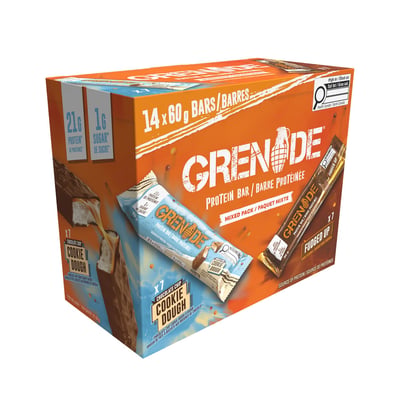 加拿大代購｜Grenade 高蛋白棒 60g×14條｜Maple Treats2