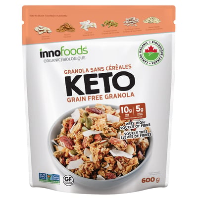 加拿大代購｜Innofoods 生酮無穀物堅果穀麥 600g｜Maple Treats2