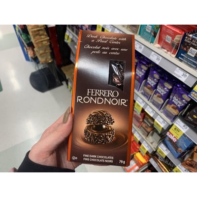 加拿大代購｜Ferrero Rondnoir 黑金莎黑巧克力 8顆 80g｜Maple Treats5