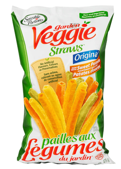 加拿大代購｜Sensible Portions 蔬菜吸管 Veggie Straws 9款｜Maple Treats9