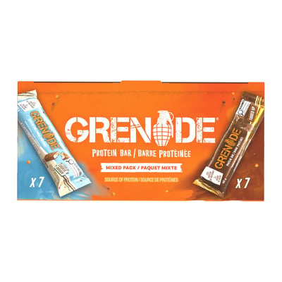 加拿大代購｜Grenade 高蛋白棒 60g×14條｜Maple Treats5