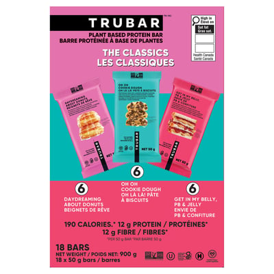加拿大代購｜Trubar 植物蛋白棒 50g｜Maple Treats3