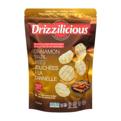 加拿大代購｜Drizzilicious 迷你米餅 楓糖法式吐司／肉桂捲／綜合莓果 113g 3款｜Maple Treats3
