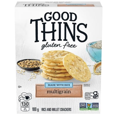 加拿大代購｜Good Thins 無麩質米餅脆片 100g 5款｜Maple Treats5