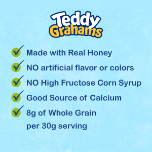 加拿大代購｜Teddy Grahams 蜂蜜小熊餅乾 200g｜Maple Treats2