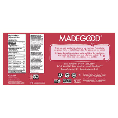 加拿大代購｜MadeGood 有機紅絲絨迷你軟餅乾 24g×32包｜Maple Treats3