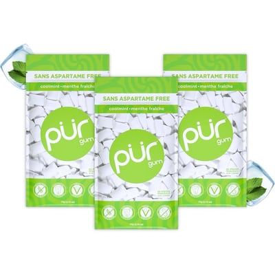 加拿大代購｜PUR 無阿斯巴甜 100% 木糖醇口香糖 加拿大品牌 11款｜Maple Treats7