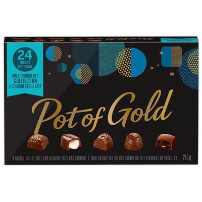加拿大代購｜Pot of Gold 聖誕節巧克力禮盒 24顆 黑巧克力／牛奶／Excellence／焦糖 4款｜Maple Treats5