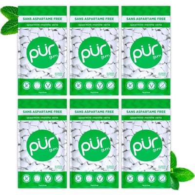 加拿大代購｜PUR 無阿斯巴甜 100% 木糖醇口香糖 加拿大品牌 11款｜Maple Treats2