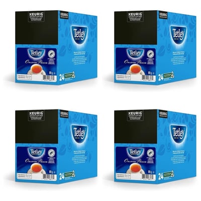 加拿大代購｜Tetley 泰特利 Orange Pekoe 紅茶 K-Cup 膠囊 96顆（24顆×4盒）｜Maple Treats1