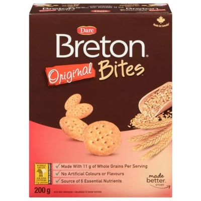 加拿大代購｜Dare Breton Bites 健康小餅乾 200g 2款｜Maple Treats2