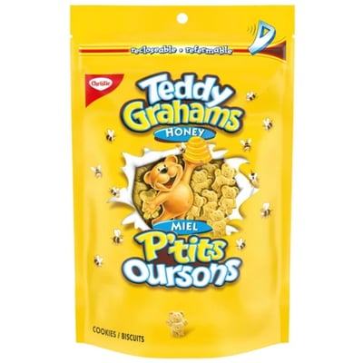 加拿大代購｜Teddy Grahams 蜂蜜小熊餅乾 200g｜Maple Treats1