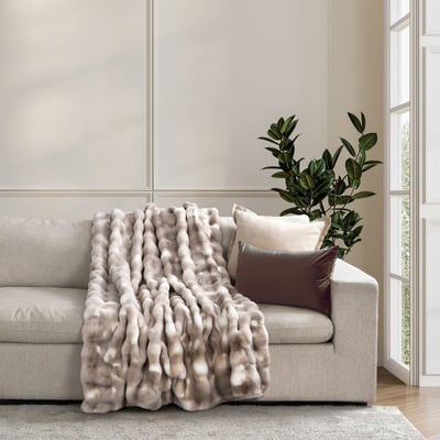 加拿大代購｜House & Home 奢華仿皮草毯 152x177cm｜Maple Treats7